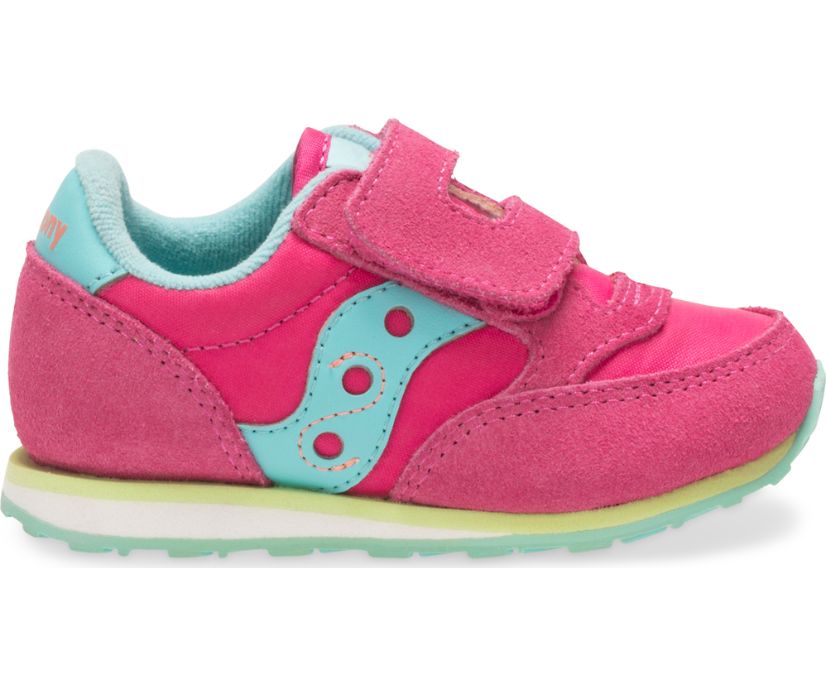 Tenis Saucony Baby Jazz Hook & Loop Niños Rosas Turquesa | México 726BEXC